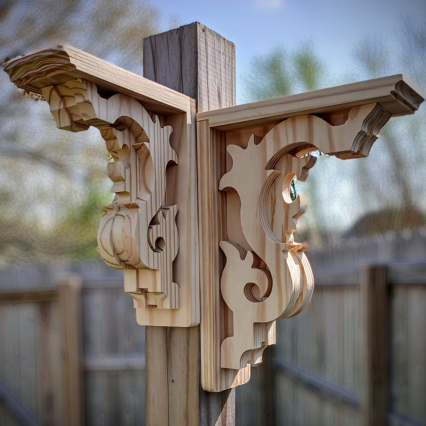 Victorian style Wood Corbel